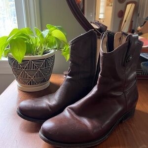 Frye Kellie Button Leather Boots